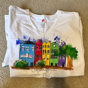 Hand painted Charleston SC T-Shirt